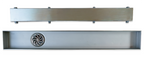 Desague de ducha lateral - Acero inoxidable reversible