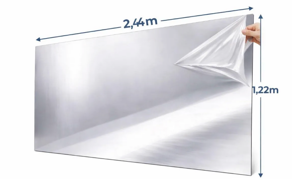 Placa Espejo PVC Rigido - 1.22 X 2.44 M