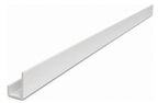 Moldura /perfil U Cielorraso PVC Terminación Blanco