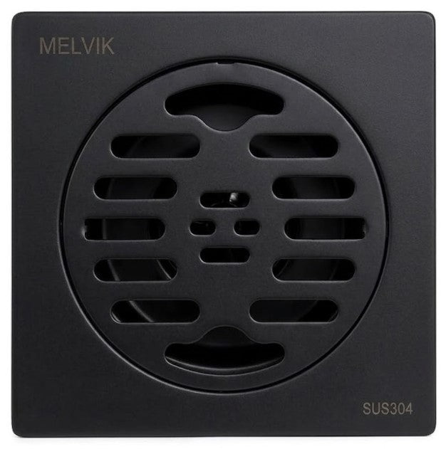 Rejilla Desagüe Negro Mate 15 X 15 - Sifón