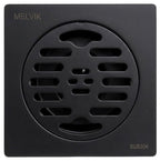 Rejilla Desagüe Negro Mate 15 X 15 - Sifón
