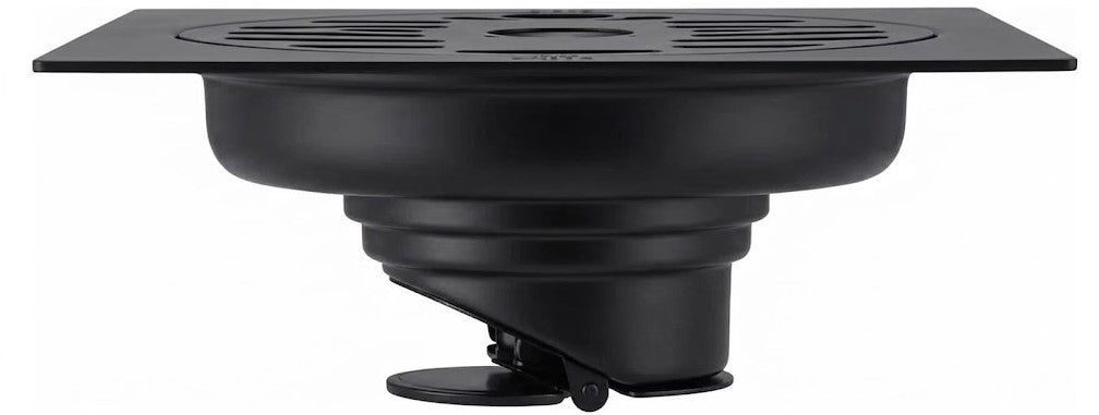 Rejilla Desagüe Negro Mate 15 X 15 - Sifón