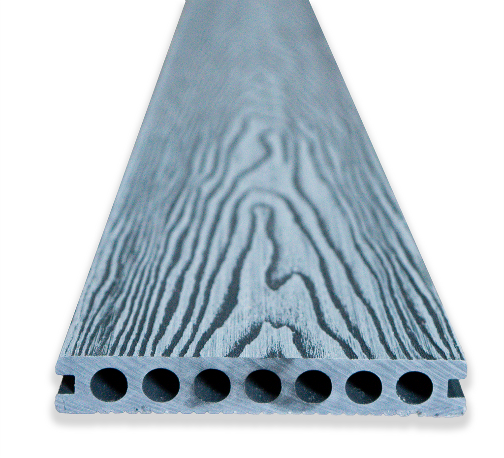 Deck WPC piso exterior - Tabla antideslizante filtro UV