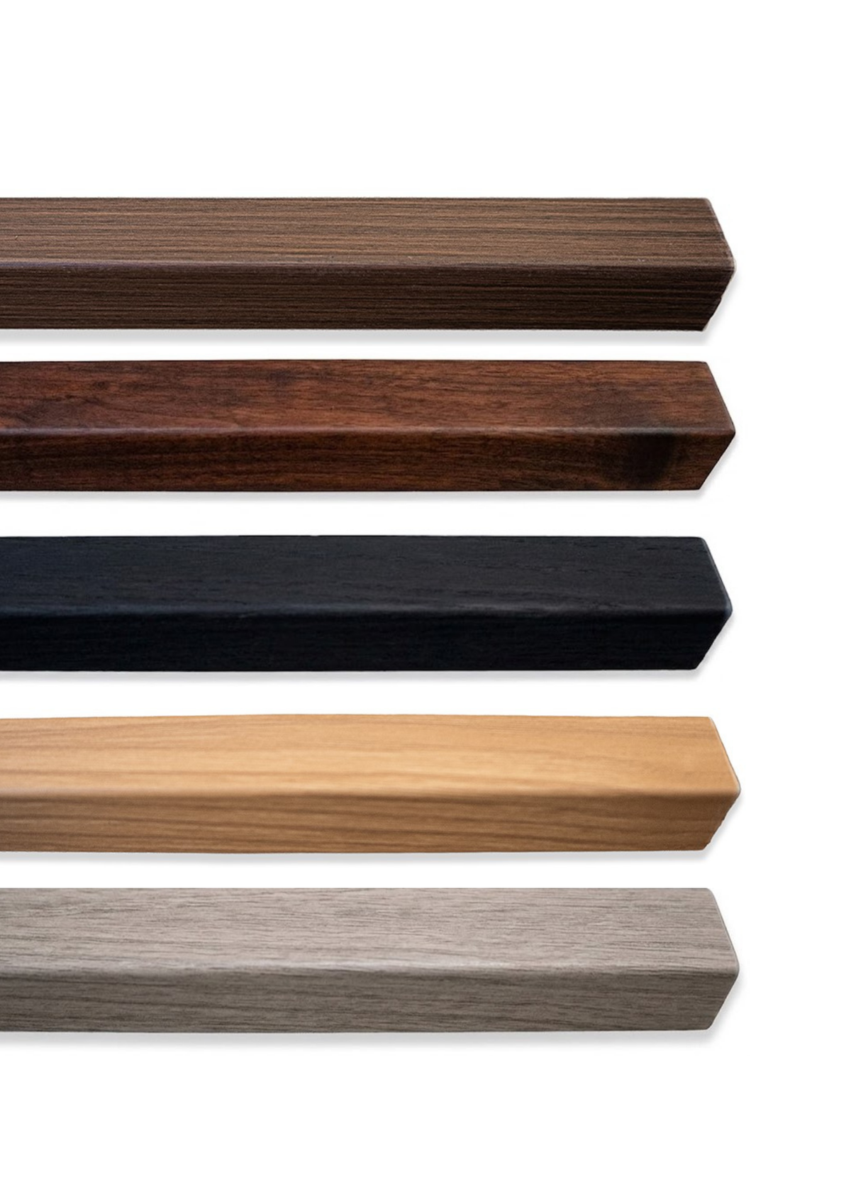 Ángulos exterior terminación WPC símil madera para interiores