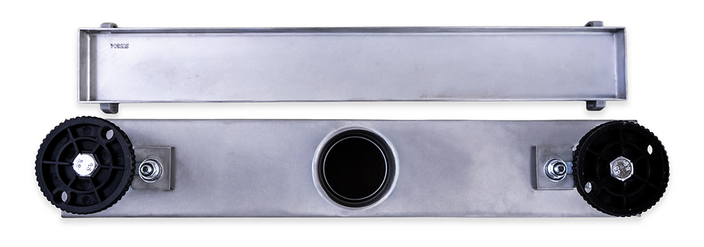 Melvik Desague de ducha lineal - Acero inoxidable reversible – Melvik