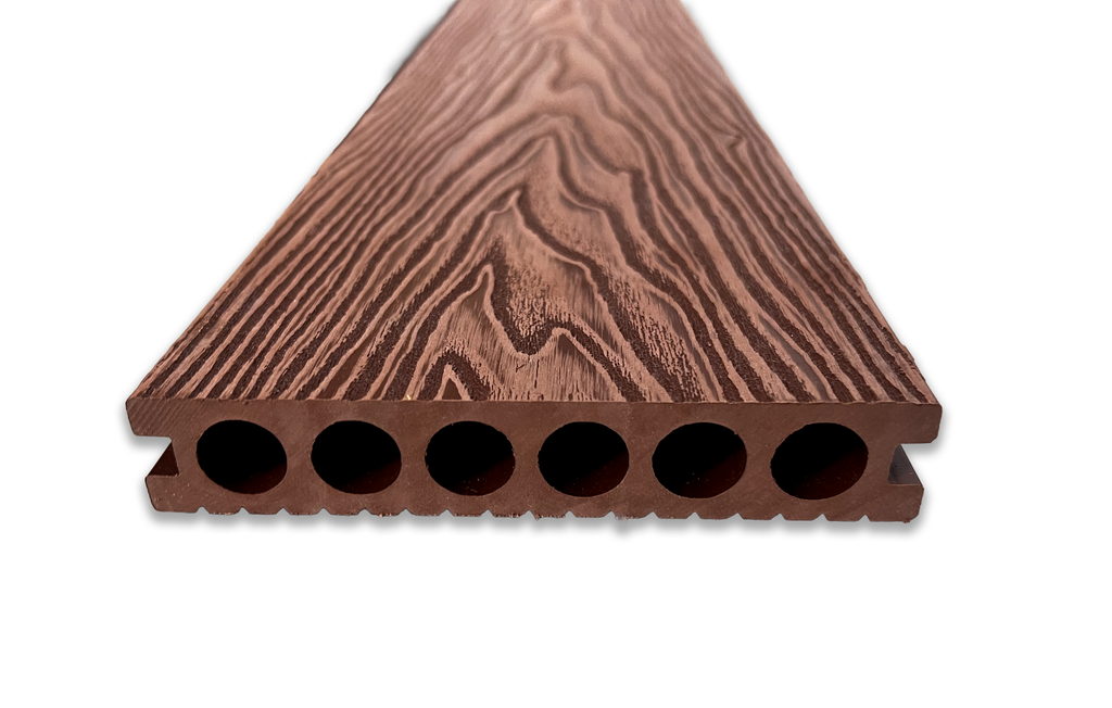 Deck WPC piso exterior - Tabla antideslizante filtro UV