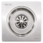 Desagüe Rejilla 15 X15 cm con Sifón AC INOX 304