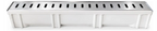 Drenaje reguera canaleta - AC INOX 10 cm ancho 1 metro largo