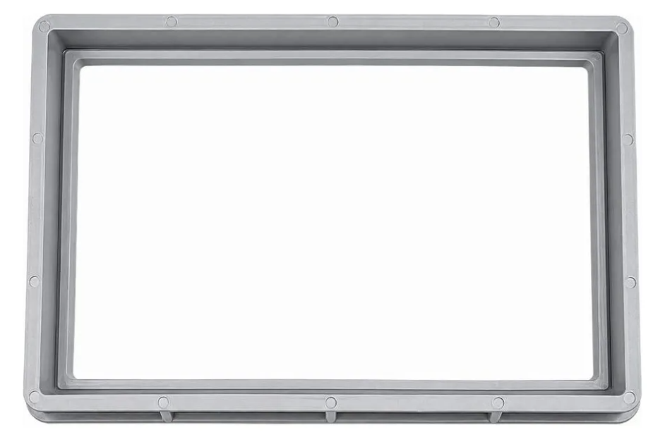 Tapa Y Marco 40 X 60 Cm Para Graseras Soporta 2 Ton Gris