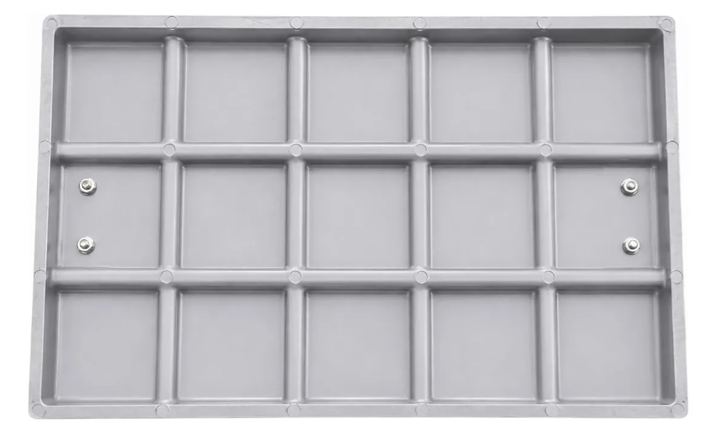Tapa Y Marco 40 X 60 Cm Para Graseras Soporta 2 Ton Gris